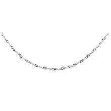 Łańcuszek srebrny splot singapur 1,2mm