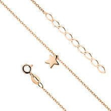 Bransoletka pr. 925  z gwiazdką, pozłacana