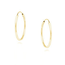 Srebrne pozłacane kolczyki pr.925 kółka