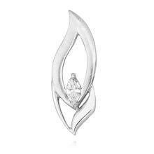 Srebrna zawieszka pr.925 Cyrkonia biała