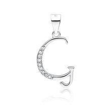 Zawieszka srebrna ozdobna literka G