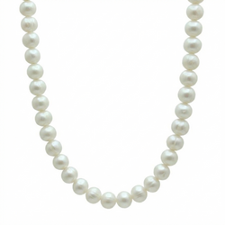 Naszyjnik Daphne srebrny choker z naturalnych pereł