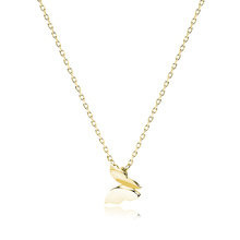 Srebrny naszyjnik pr.925 pozłacany choker z motylkiem