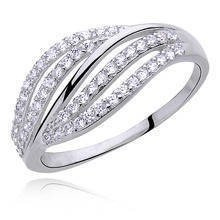 Srebrny pierścionek pr.925 z cyrkoniami