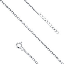 Bransoletka srebrna na nogę delikatna splot ankier 1,5mm