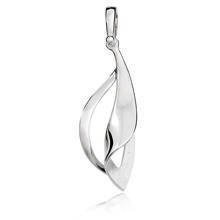 Srebrna długa zawieszka pr.925 fantazyjna