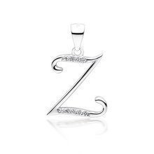 Zawieszka srebrna ozdobna literka Z