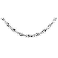 Łańcuszek srebrny splot singapur 4,0mm