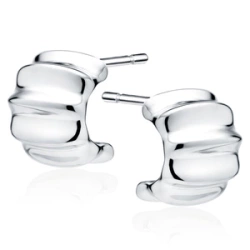 Kolczyki Valeria srebrne masywne