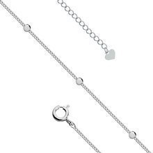 Srebrna bransoletka na nogę pr.925