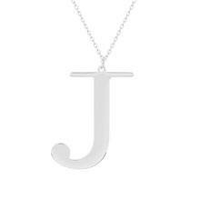 Srebrny naszyjnik pr.925 literka J